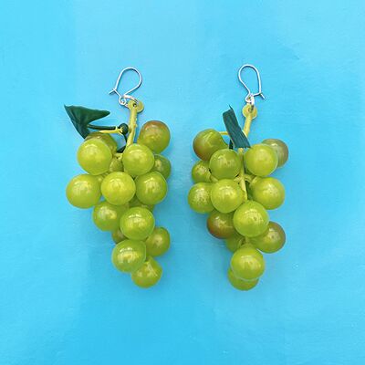 earring grape green