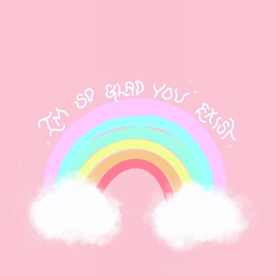I'm so glad you exist - A6 card
