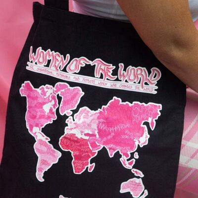 women of the world tote - Black