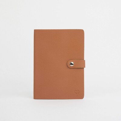 A5 Nicobar Notebook - Tan / Light Blue
