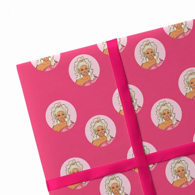 2 Sheets RuPaul Wrapping Paper