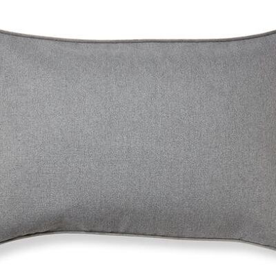 Grey soft cotton cushion