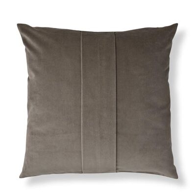 Brown velvet cushion