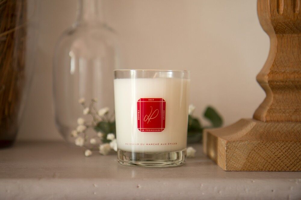 Scented candle - In the heart of the spice market (100% vegetable wax)