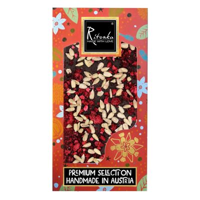 Ritonka Bitter-Schokolade Himbeeren, Sonnenblumen
