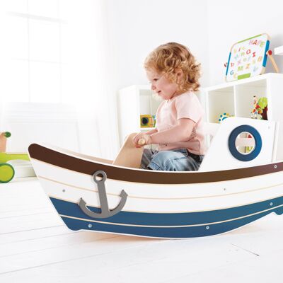 Hape - Wooden Toy - Rocking Boat
