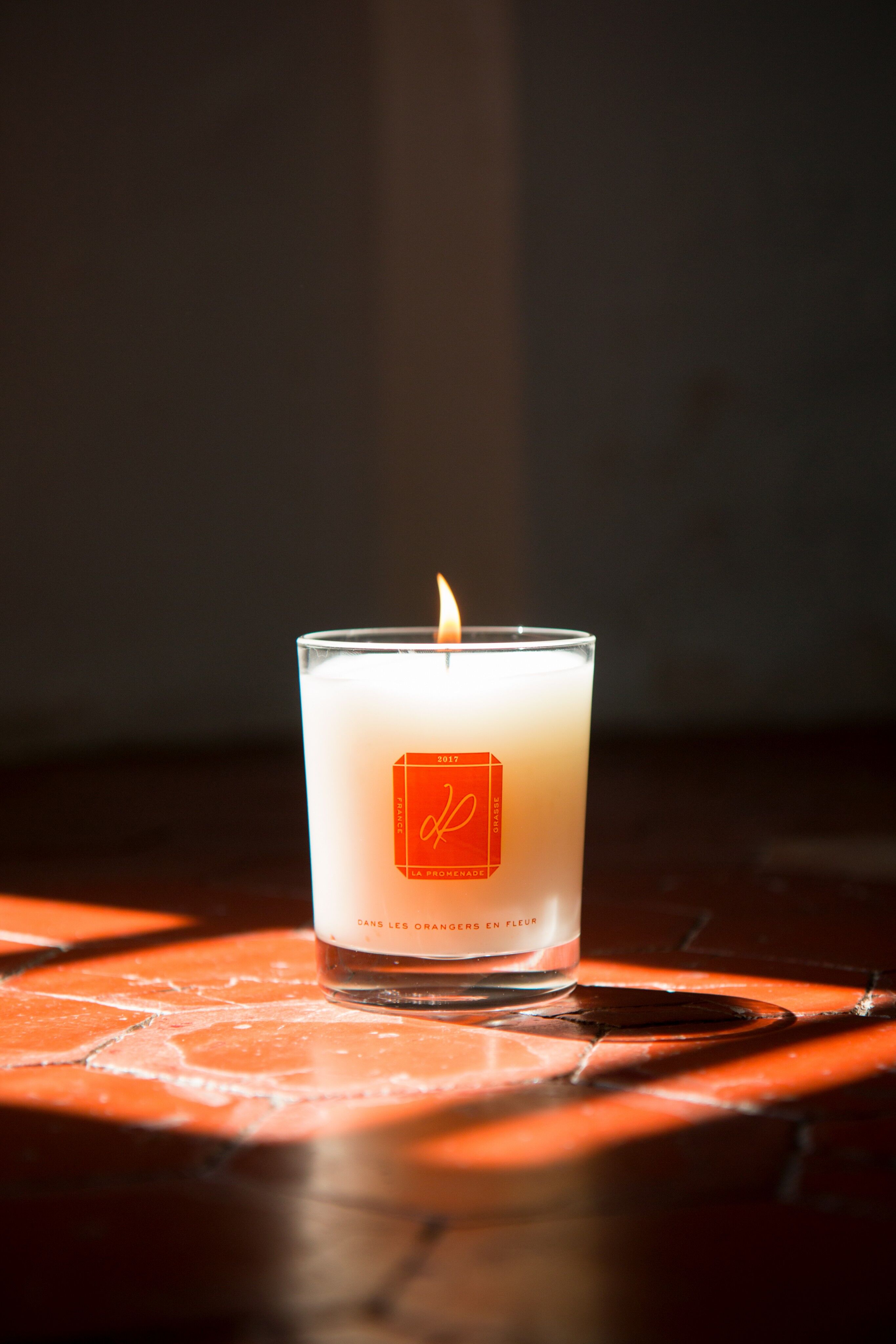 Scented candle - In the blossoming orange trees (100% vegetable wax) - 180g