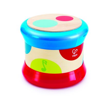 Hape - Juguete de madera - Tambor electrónico para bebés