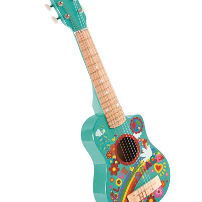Hape - Musikalisches Holzspielzeug - Flower Power Gitarre
