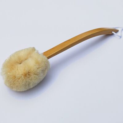 ELYTRUM Back Body Brush with Wooden Handle
