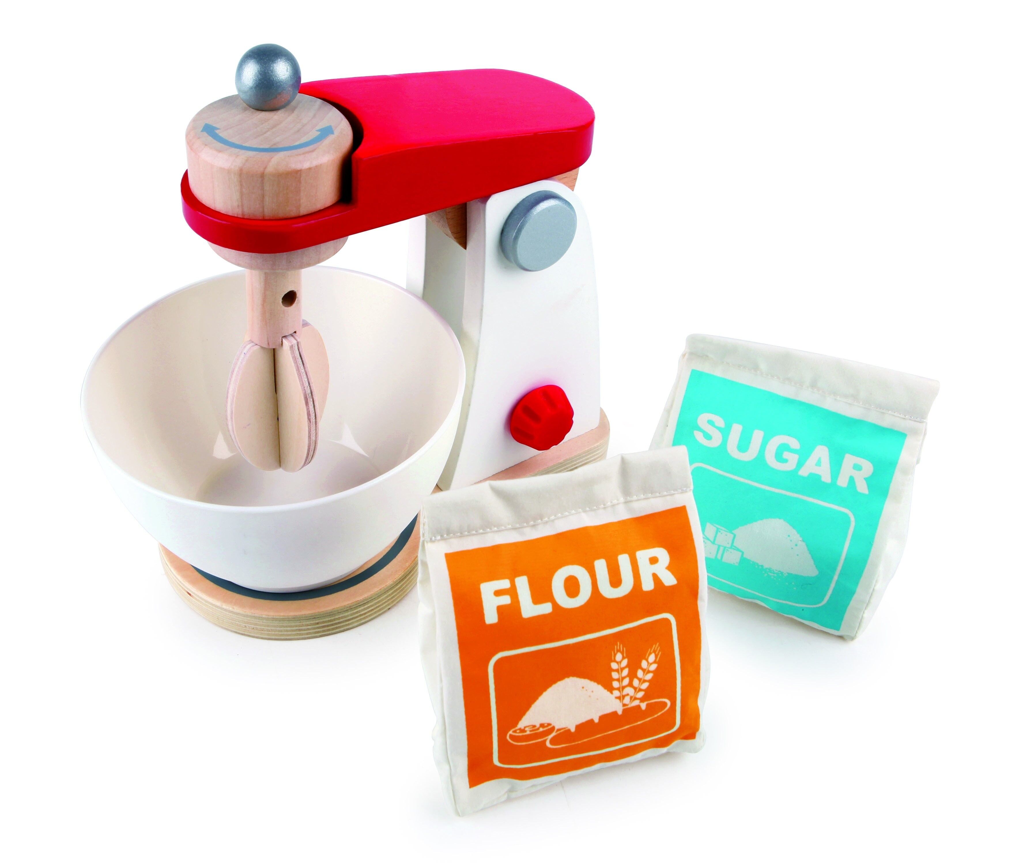 Hape - Holzspielzeug - Weiße Küchenmaschine