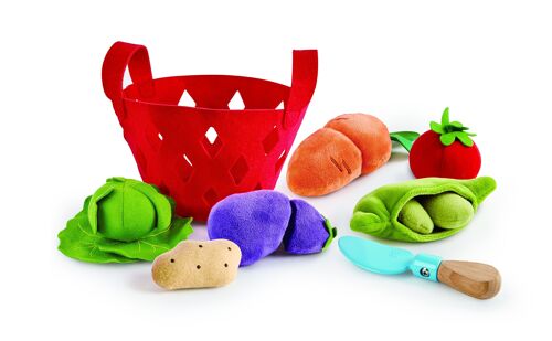 Hape - Jouet - Panier de légumes pour enfants
