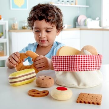 Hape - Jouet - Panier de pains pour enfants et gateaux 3