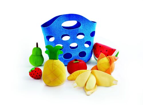 Hape - Jouet - Panier de fruits pour enfants
