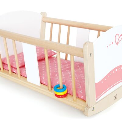 Hape - Wooden Toy - Rocking Cradle