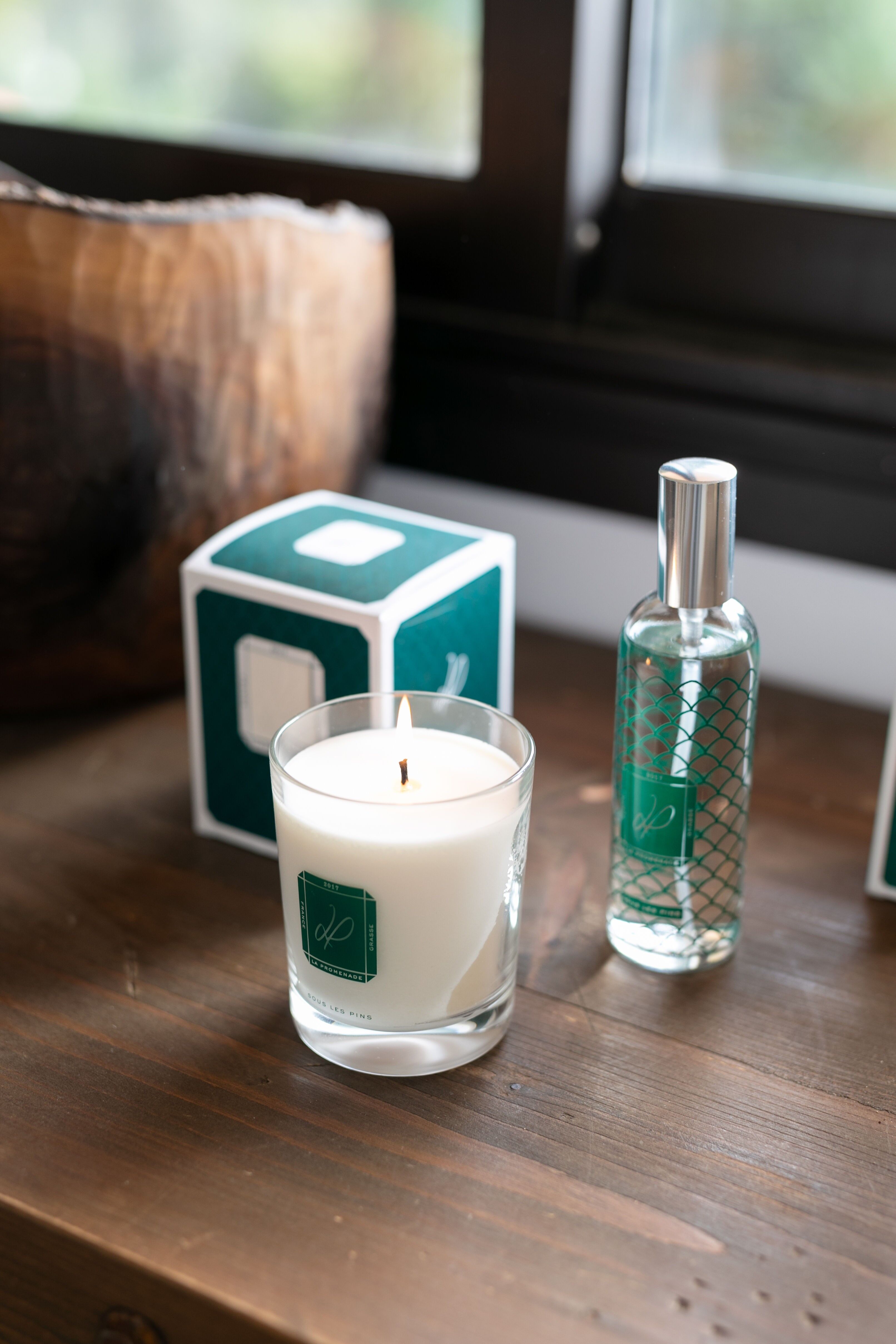 Scented candle - Under the pines (100% vegetable wax)