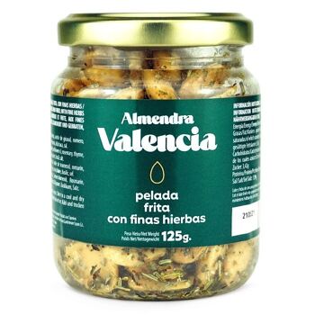 Amandes Valencia - sans peau, frites et aux herbes