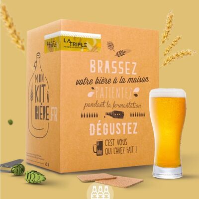 Kit complet de Brassage Artisanal Bière Triple 5 litres