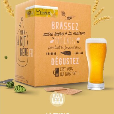 Kit complet de Brassage Artisanal Bière Triple 5 litres