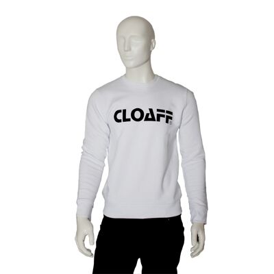 Cloaff-Pullover - Weiß