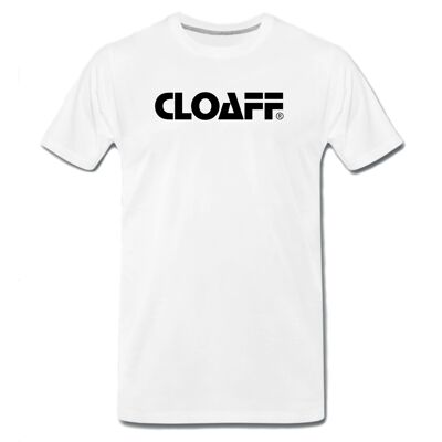 T-Shirt mit Cloaff - Weiß