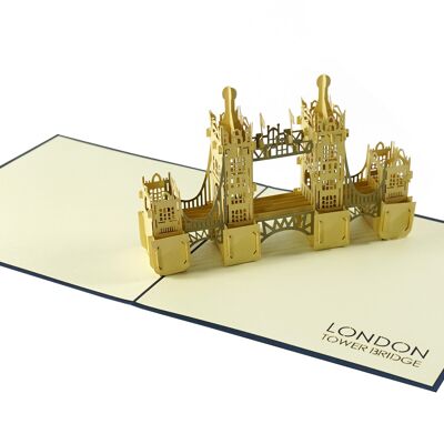 Tarjeta emergente 3d de la Torre de Londres