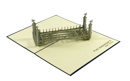 Carte pop-up 3d paris pont Alexandre III