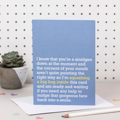 Squashing A Big Hug Inside : Thinking Of You Card