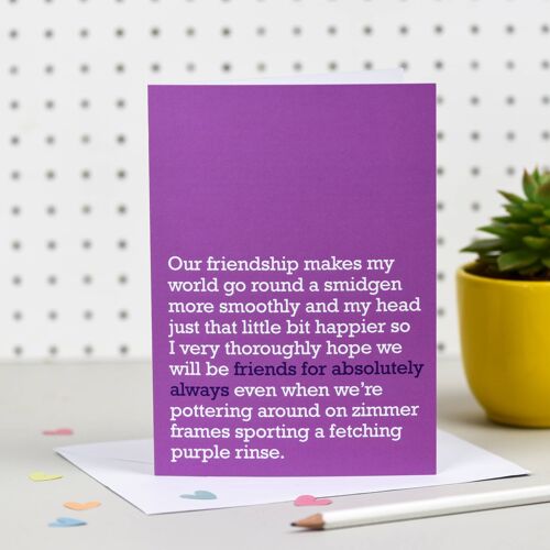 Friends For Absolutely Always : Card For Forever Friend (Pl)