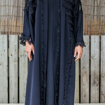 Almas black abaya dress