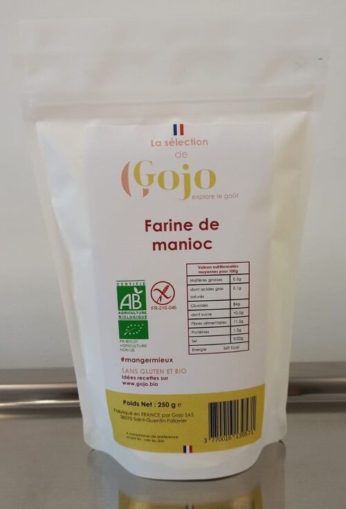 Farine de manioc - Certifié BIO et sans Gluten