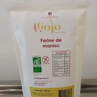 Farine de manioc - Certifié BIO et sans Gluten
