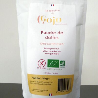 Poudre de dattes - Certifié BIO et sans Gluten