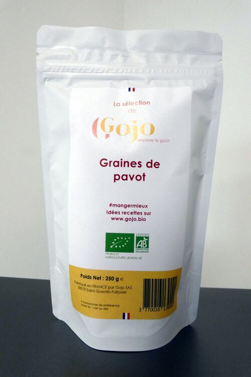 Graines de pavot - Certifié BIO - sans Gluten