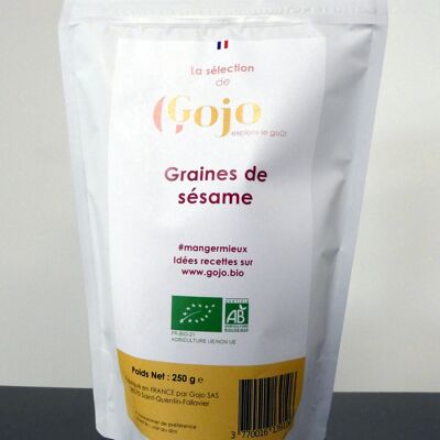 Semillas de sésamo - certificadas orgánicas - sin gluten