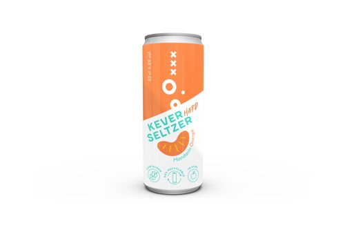 Kever Hard Seltzer Mandarin Orange