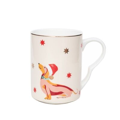 YE - Taza Navidad 36 cl Dachshund