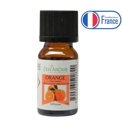 Essential Oil – Sweet Orange - 10 ml – Use for Diffusion – Packaged in France