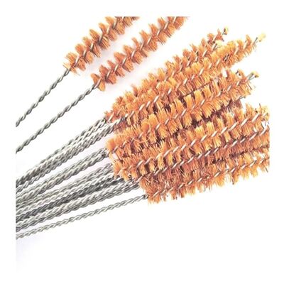 Straw Cleaning Brush for Reusable Bamboo or Stainless Steel Straws - Grass / Sisal fibre or Nylon Fibre or Coconut Husk Fibre