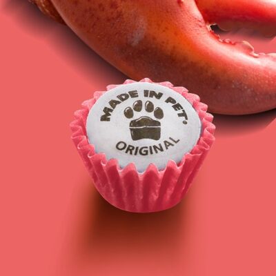 Mini cupcakes for dogs - Lobster - 24 cupcakes