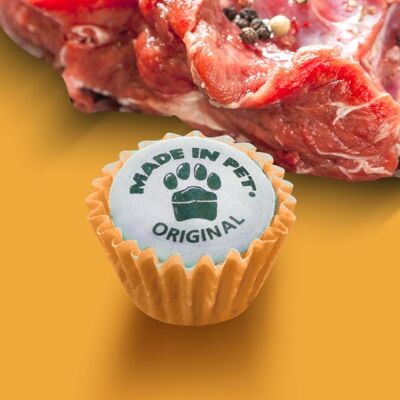Mini cupcakes for dogs - Beef - 12 cupcakes