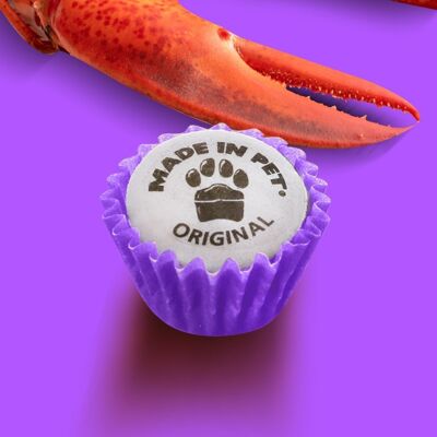 Mini cupcakes for dogs - Lobster - 18 cupcakes