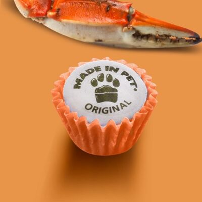 Mini cupcakes for dogs - Crab - 12 cupcakes
