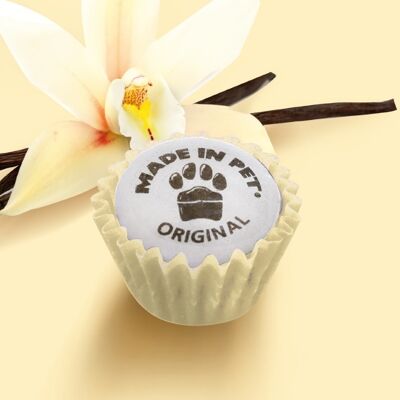 Mini cupcakes pour chiens - Vanille Bourbon - 18 cupcakes