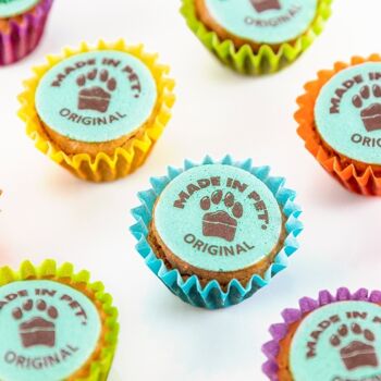 Mini cupcakes pour chiens - Banane Fraise Vanille - 12 cupcakes 3