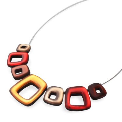 Red/Orange/Gold Coloured Necklace