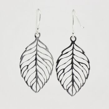 Boucles d'oreilles en argent sterling SWE105 1