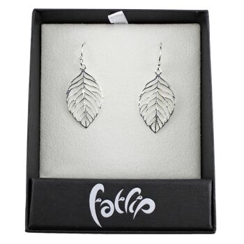 Boucles d'oreilles en argent sterling SWE105 2