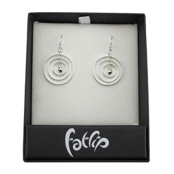 Boucles d'oreilles en argent sterling SWE128 2