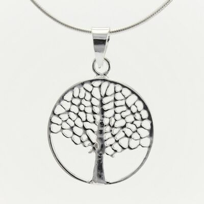 SWN137 Sterling Silver Pendant Necklace